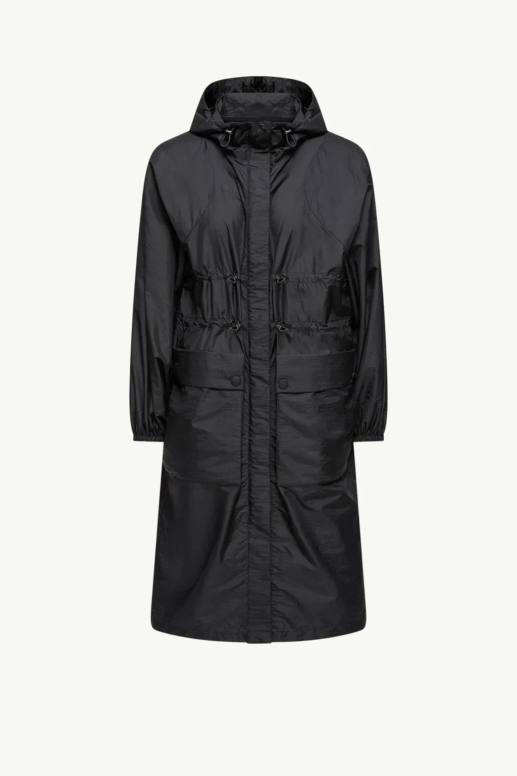 Canneberge Hooded Long Jacket