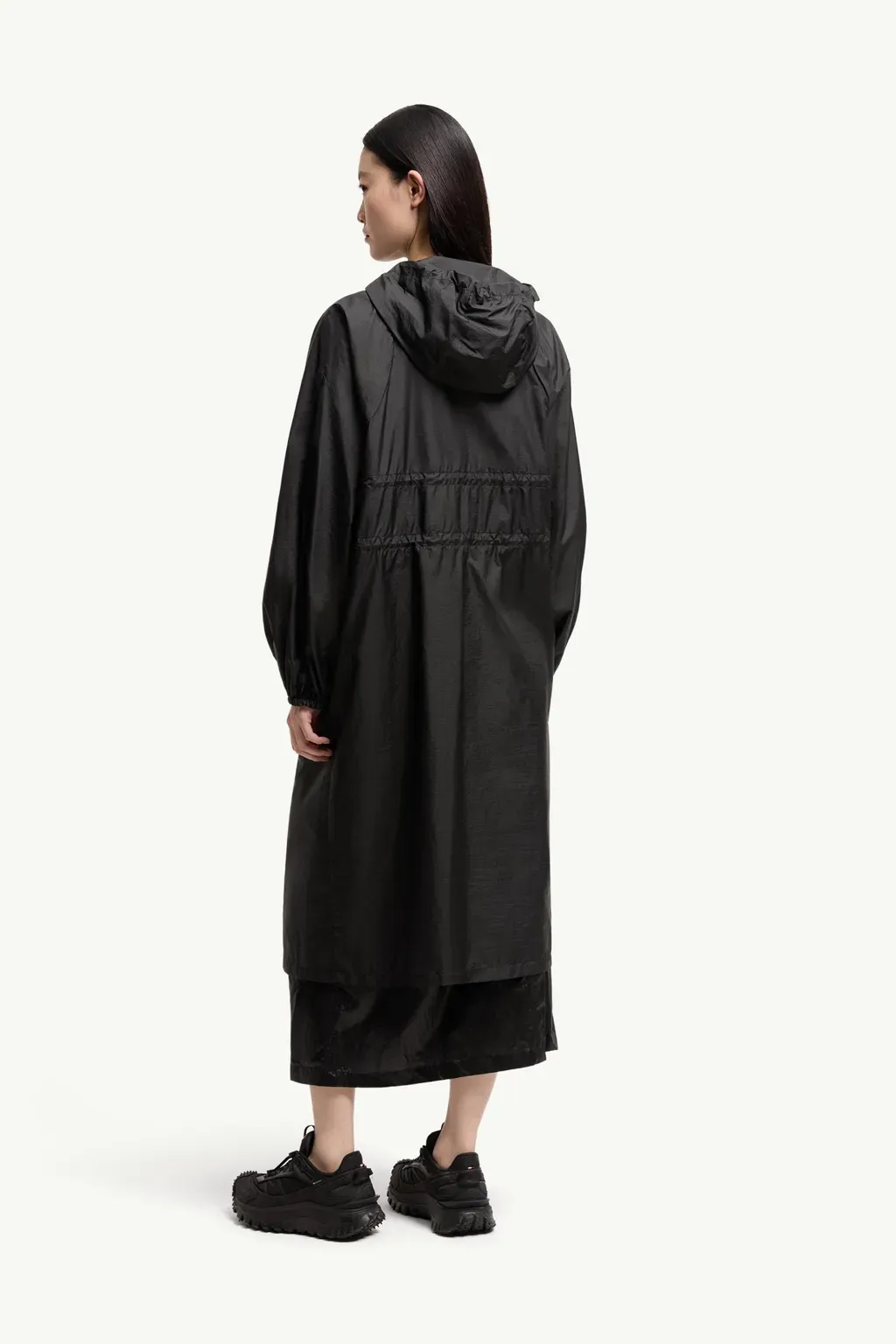 Canneberge Hooded Long Jacket