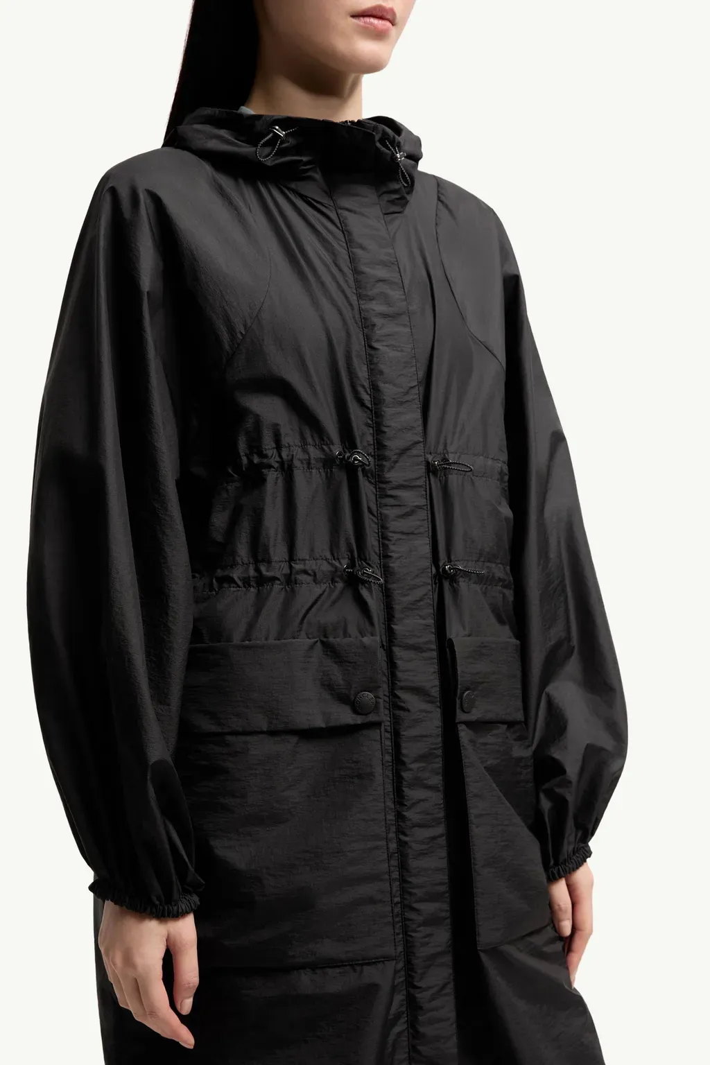 Canneberge Hooded Long Jacket