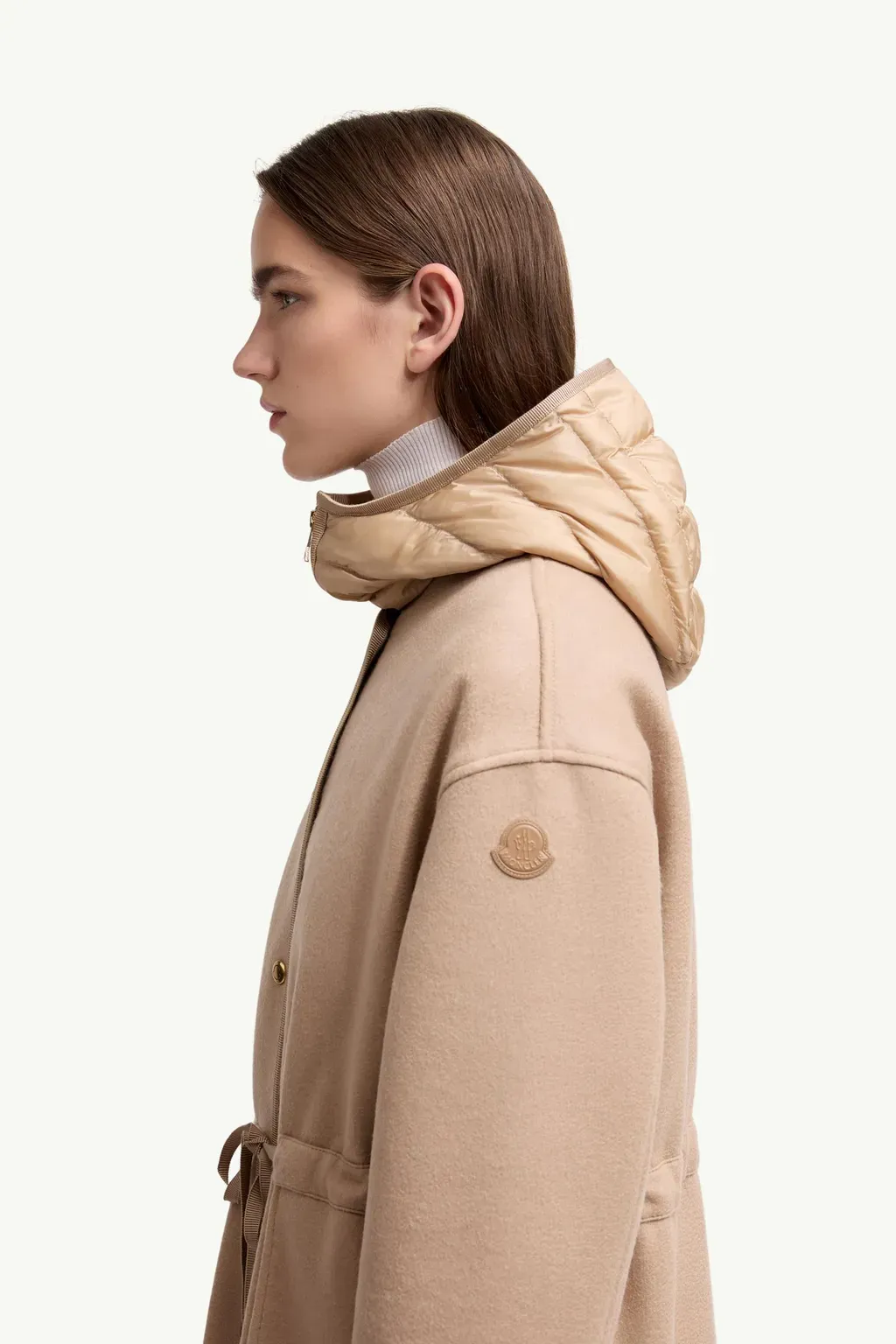 Bonreposse 3-In-1 Wool & Cashmere Long Down Jacket