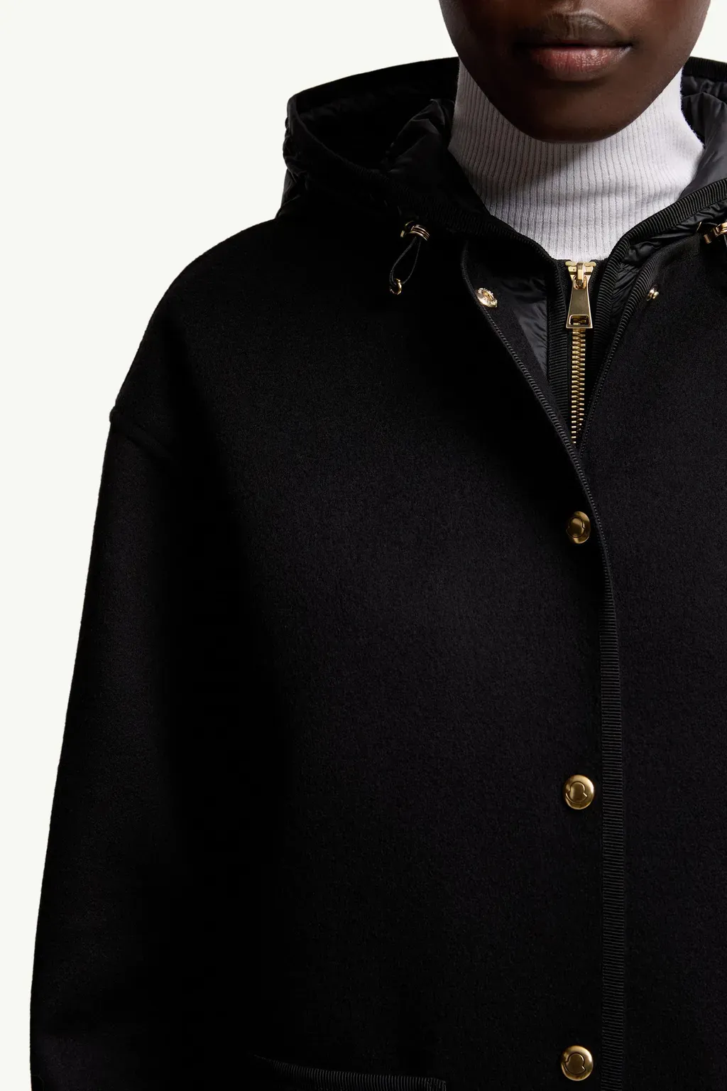 Reposse 3-In-1 Wool & Cashmere Short Down Jacket
