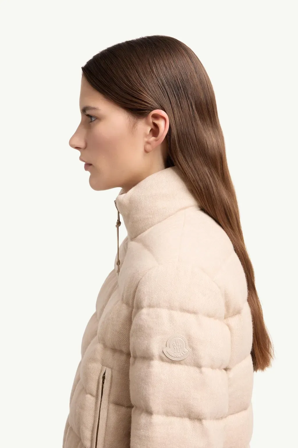 Agastache Cashmere & Linen Short Down Jacket