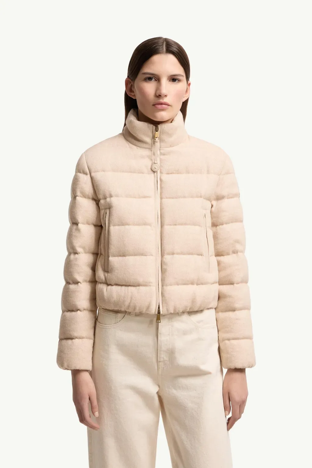 Agastache Cashmere & Linen Short Down Jacket