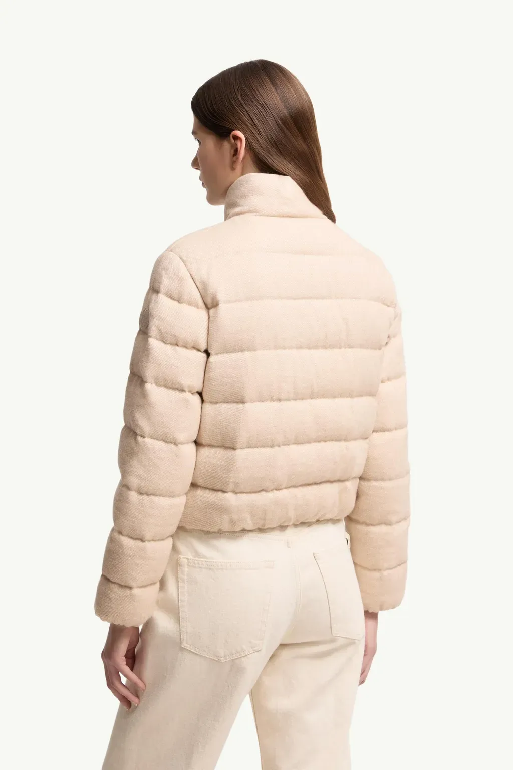 Agastache Cashmere & Linen Short Down Jacket