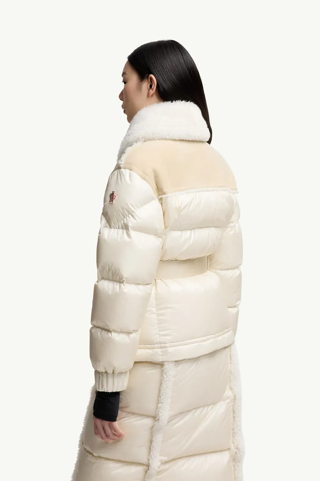 Alvernia Belted Shearling Down Jacket