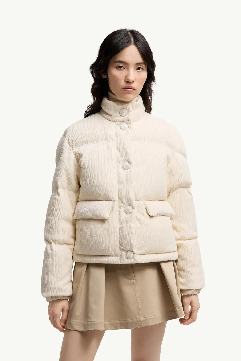 Aliminia Velvet Short Down Jacket