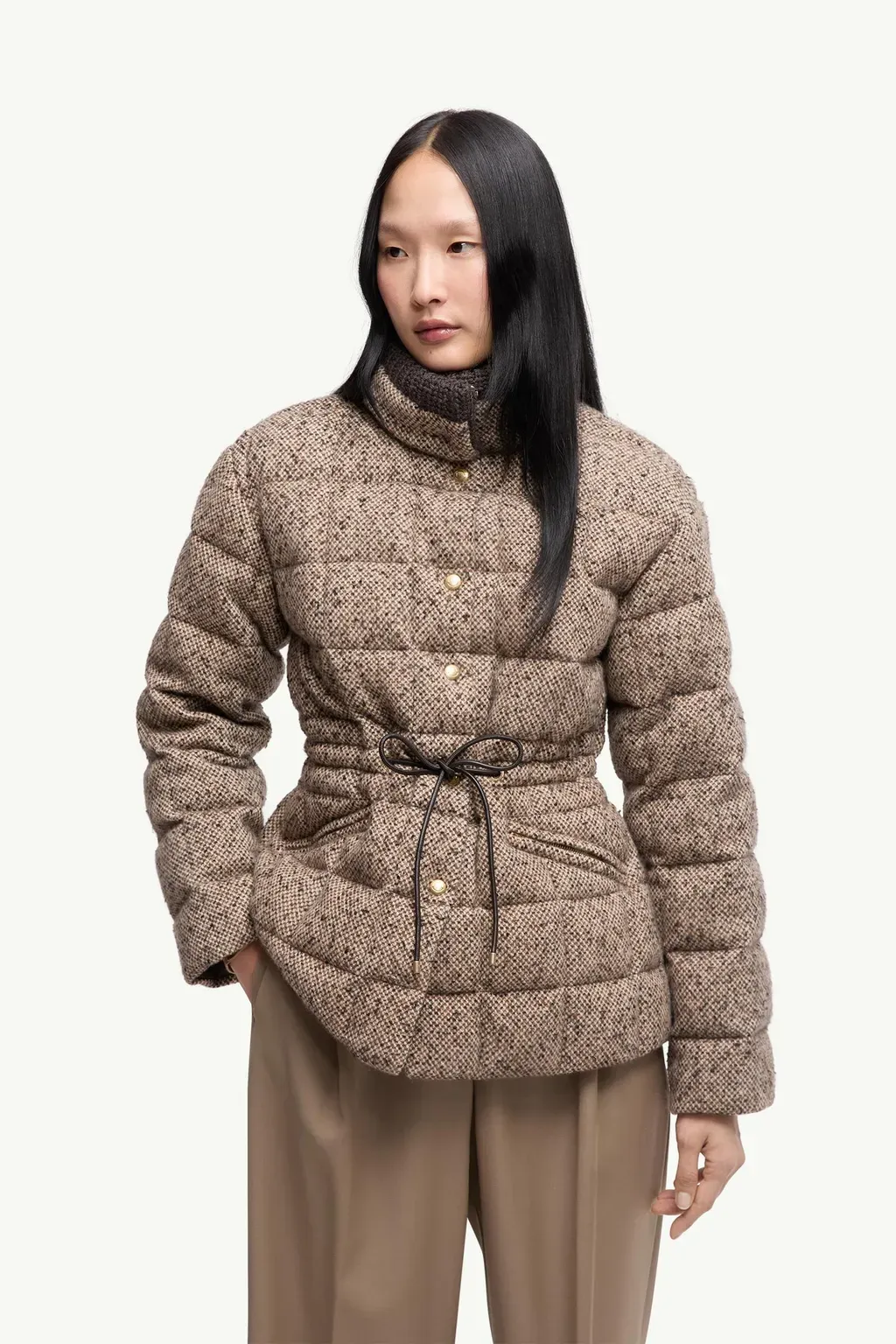 Antigony Wool Blend Short Down Jacket