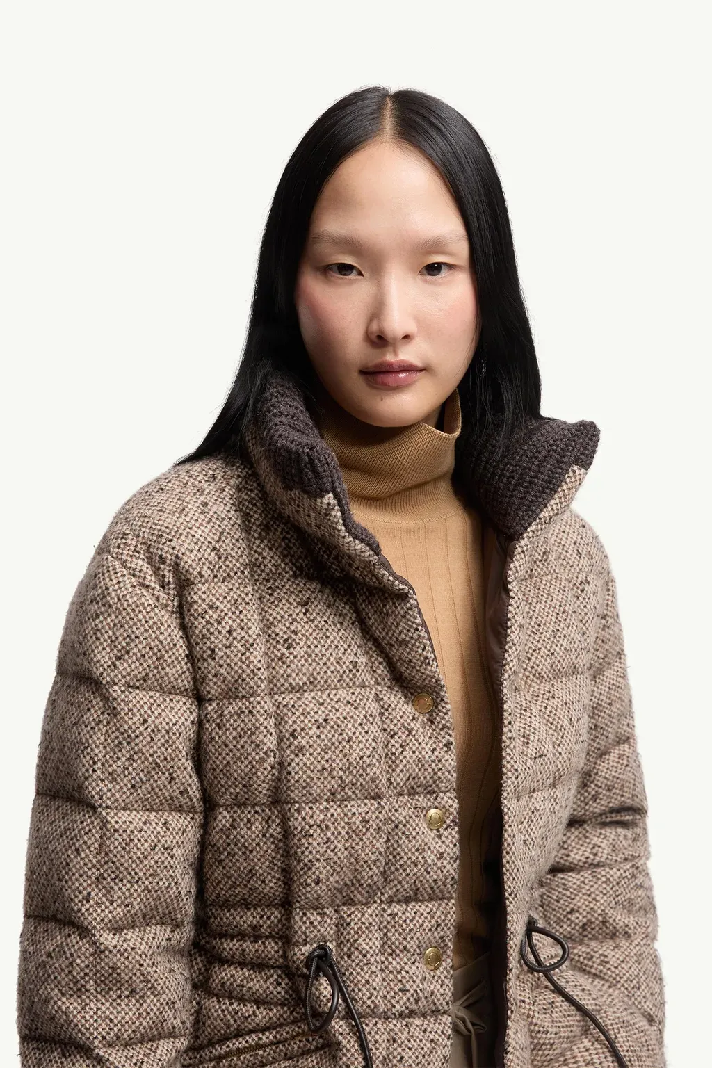 Antigony Wool Blend Short Down Jacket