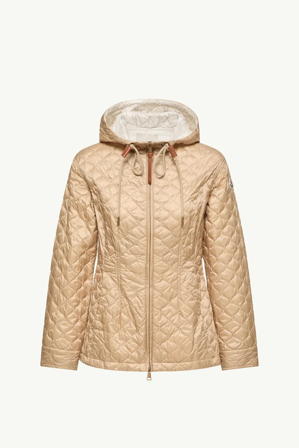 Arum Hooded Mid-Length Down Jacket