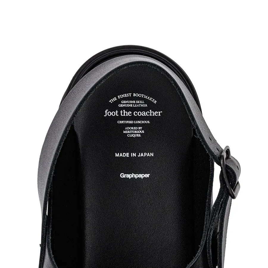 Foot The Coacher For Graphpaper Velcro Sandals