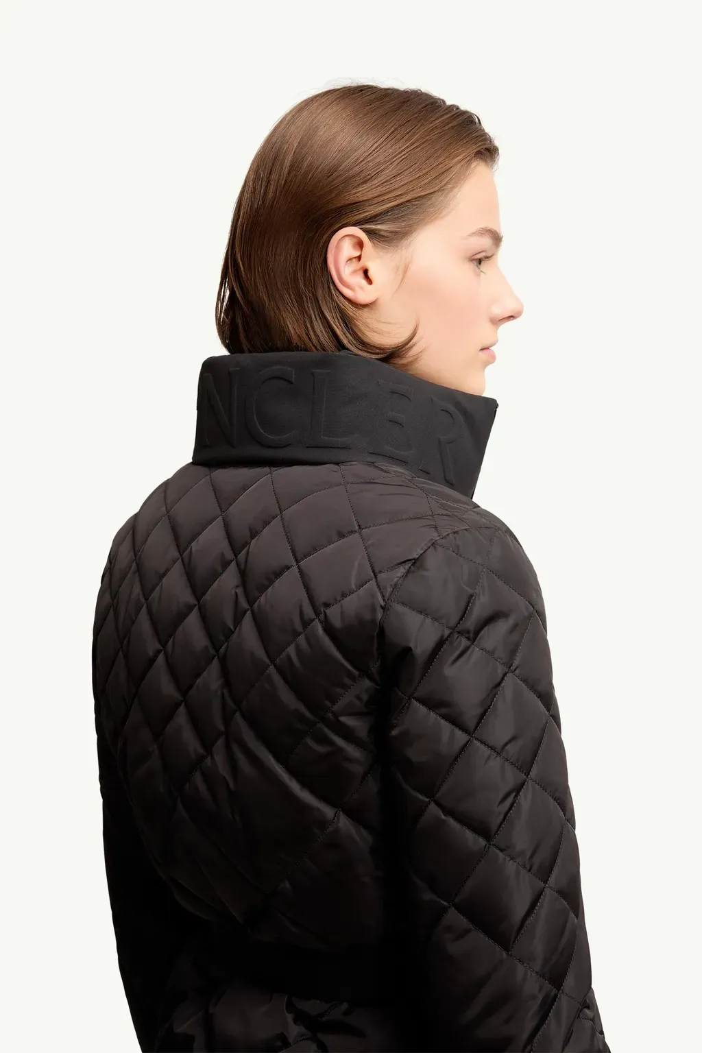 Balsamine Geometric-Quilted Short Down Jacket