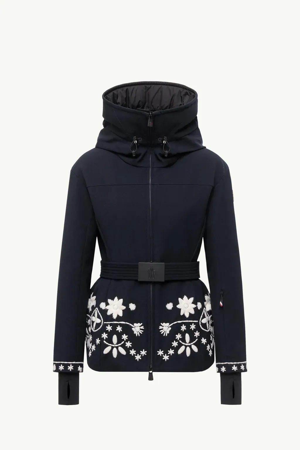 Blaye Embroidered Hooded Insulated Ski Jacket