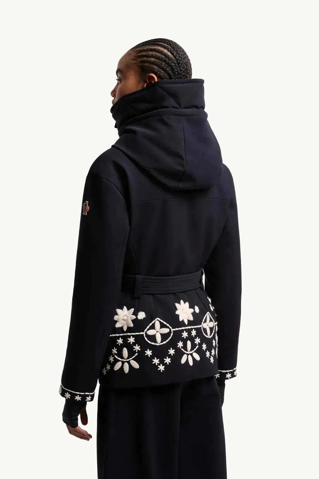 Blaye Embroidered Hooded Insulated Ski Jacket