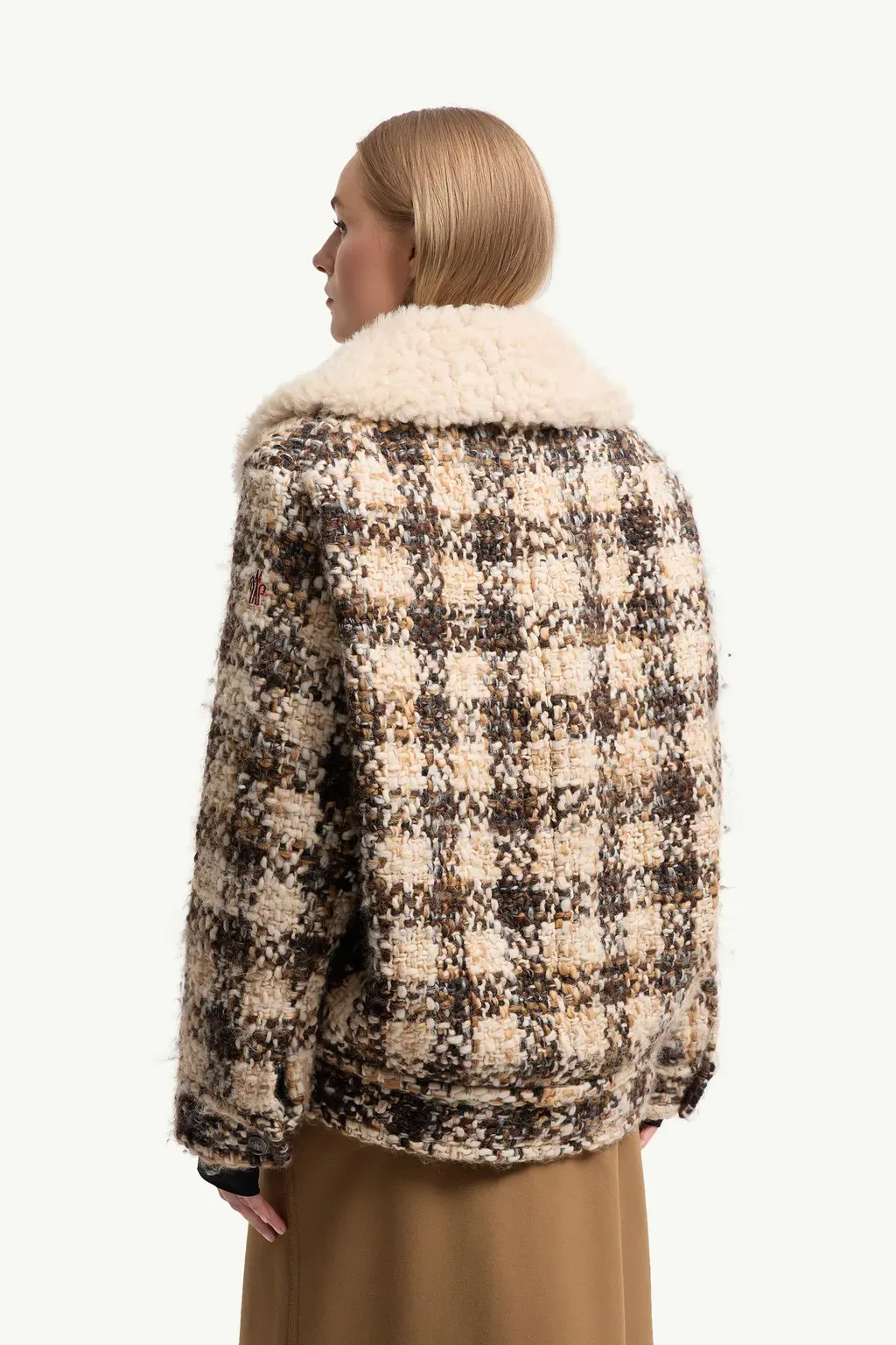 Camlez Wool & Shearling-Trimmed Short Down Jacket