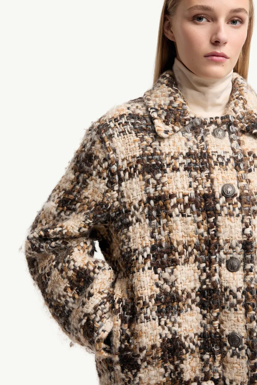Camlez Wool & Shearling-Trimmed Short Down Jacket