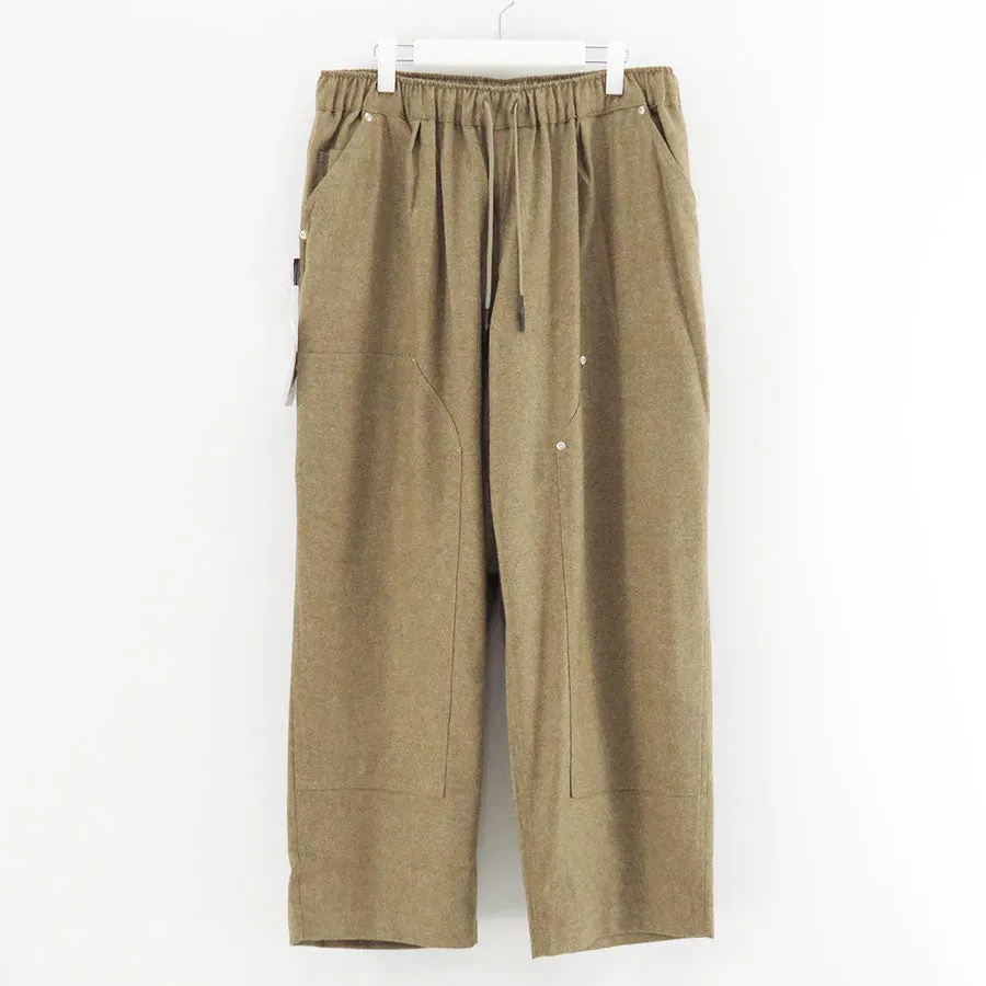 Cashmere Wool Double Knee Pants