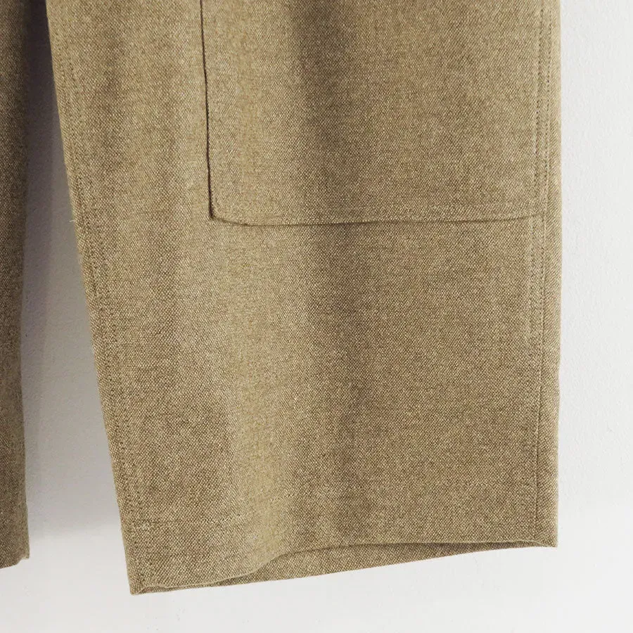 Cashmere Wool Double Knee Pants