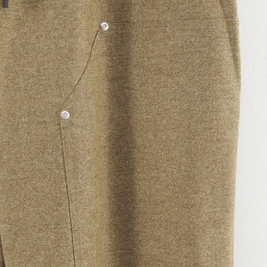 Cashmere Wool Double Knee Pants