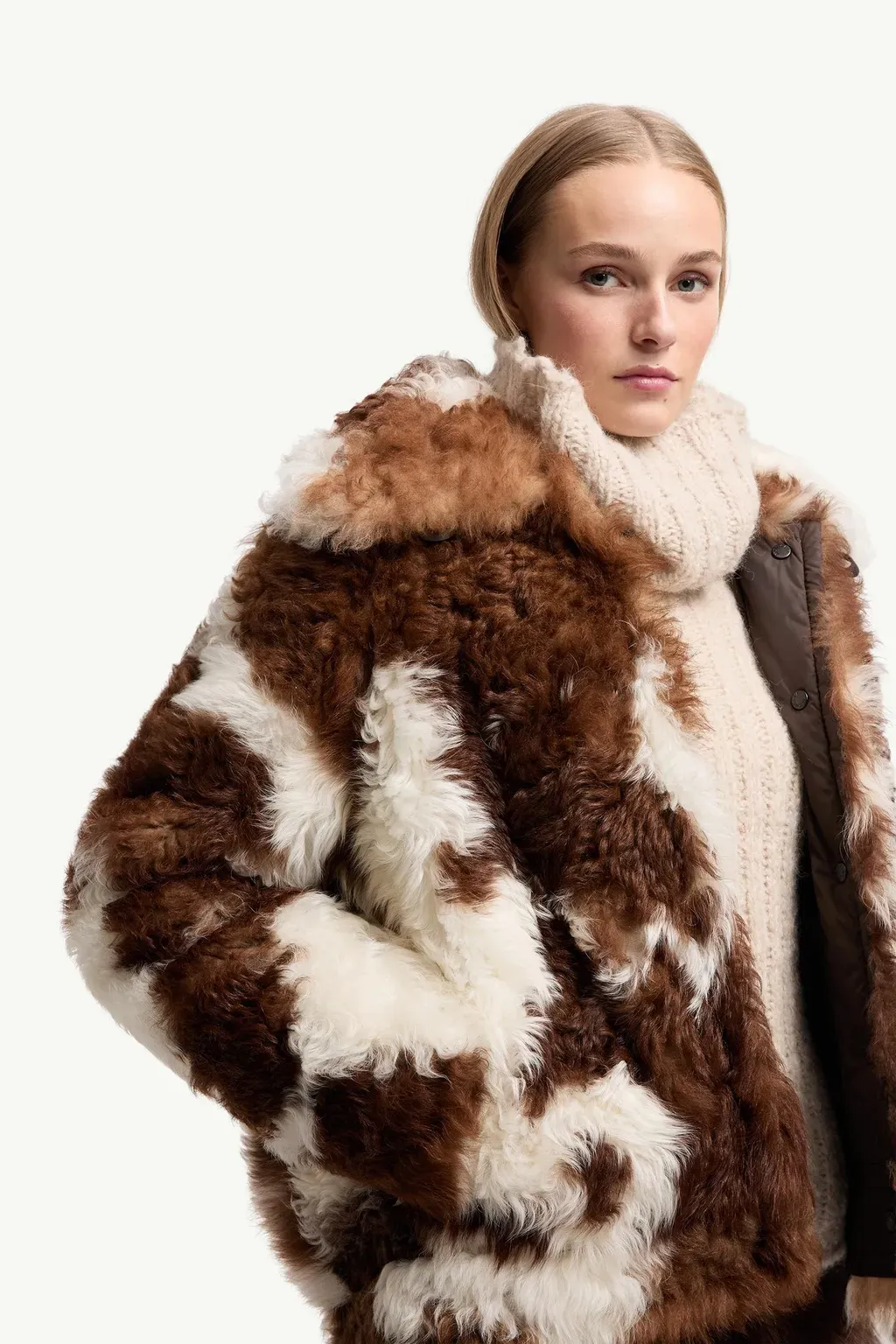 Chalanson Shearling Short Padded Jacket