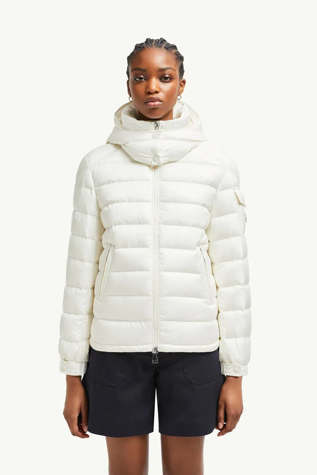 Dalles Hooded Short Down Jacket