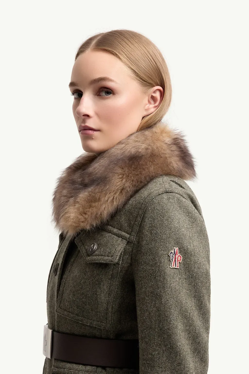 Devez Wool & Shearling-Trimmed Down Field Jacket