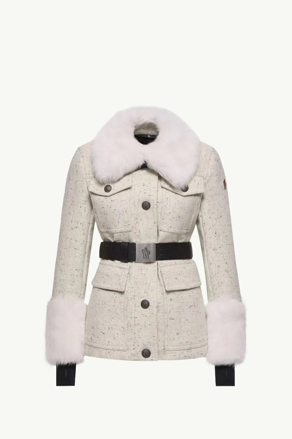 Devez Wool & Shearling-Trimmed Down Field Jacket