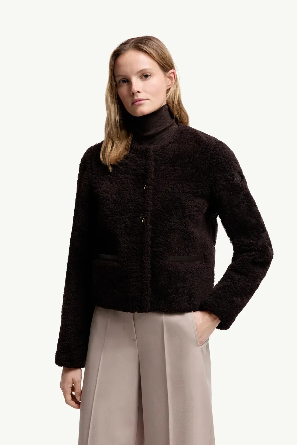 Epernon Shearling Short Down Jacket