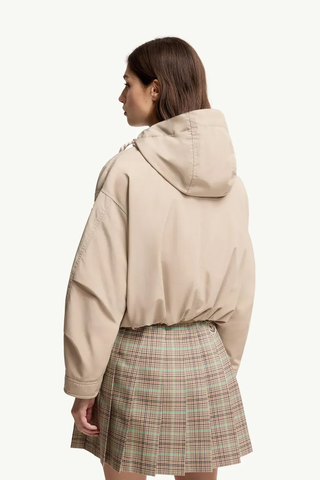Eucalyptus Hooded Short Down Jacket