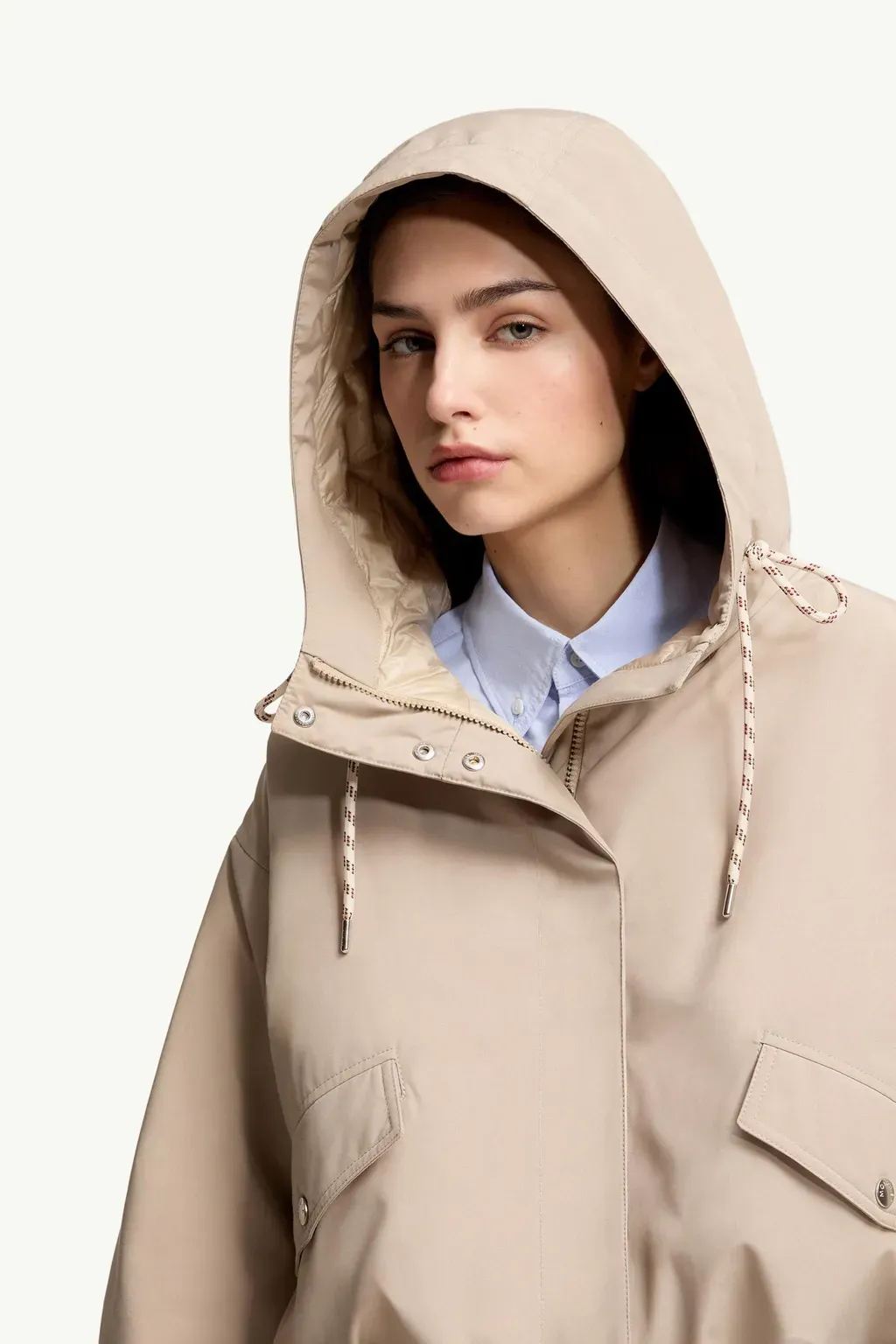 Eucalyptus Hooded Short Down Jacket