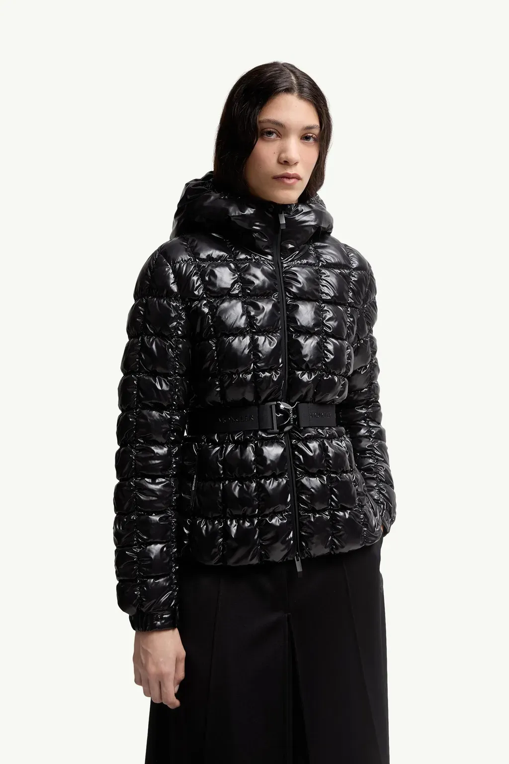 Eynard Hooded Square-Quilted Short Down Jacket