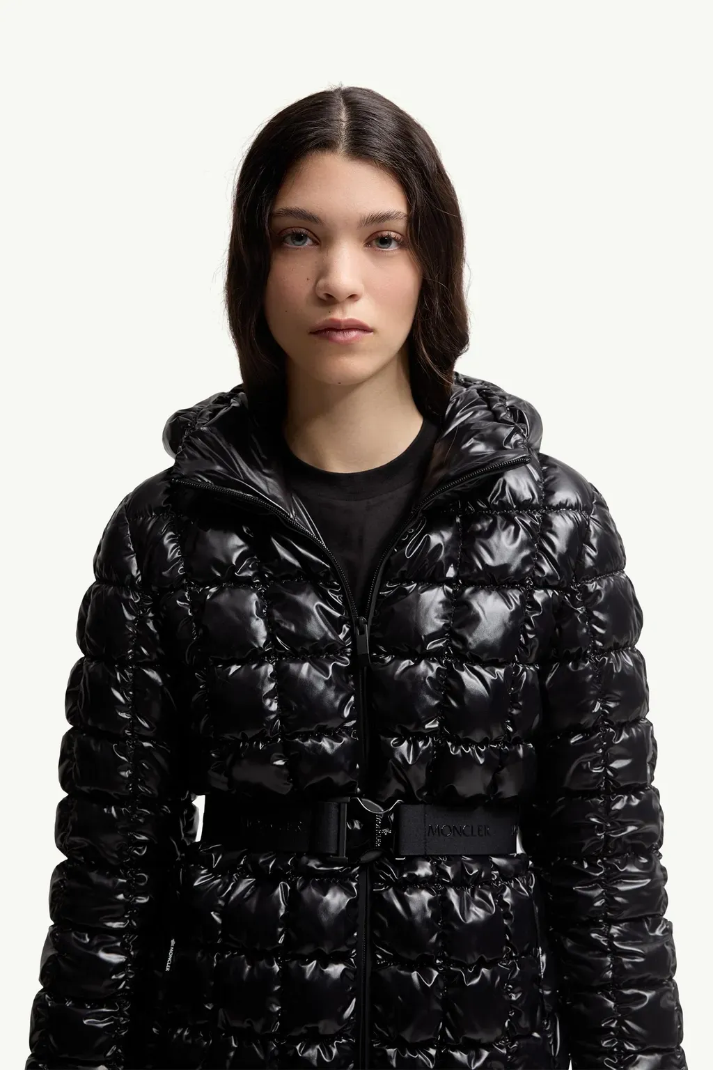 Eynard Hooded Square-Quilted Short Down Jacket