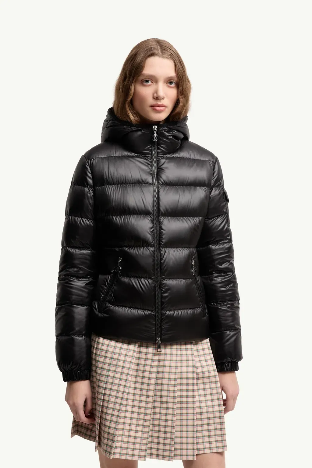 Glesse Hooded Short Down Jacket