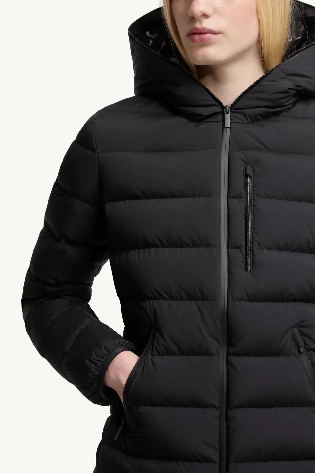 Herbe Hooded Short Down Jacket