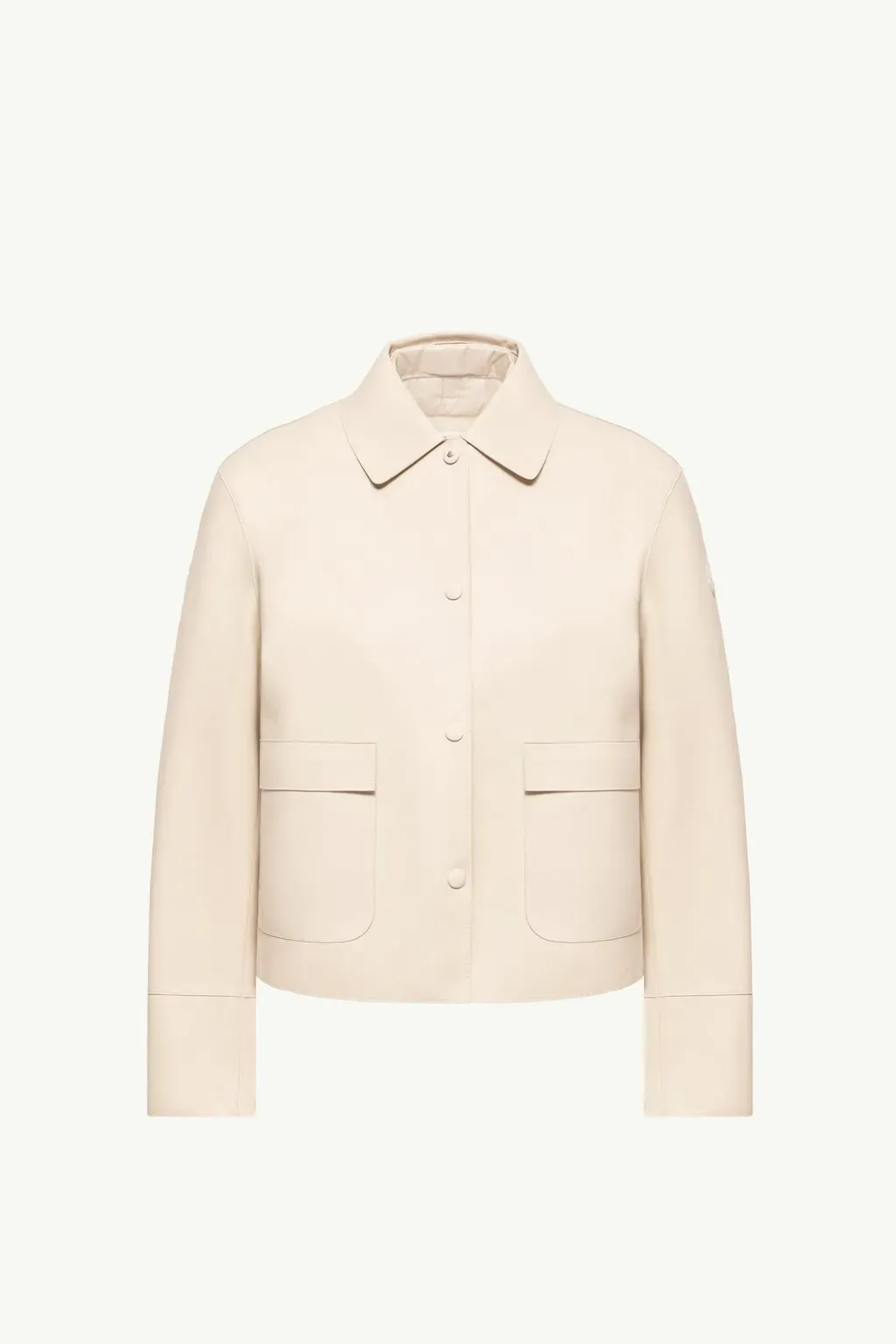 Haricot 3-In-1 Leather Down Shirt Jacket