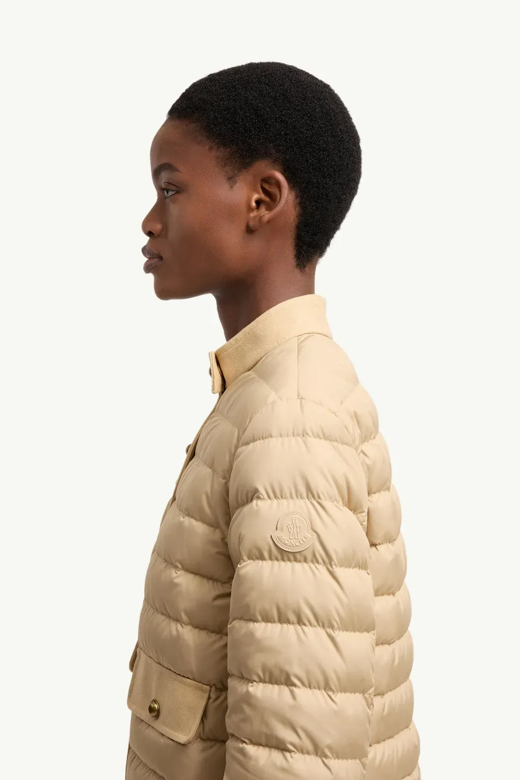 Juju Cotton & Linen-Trimmed Short Down Jacket