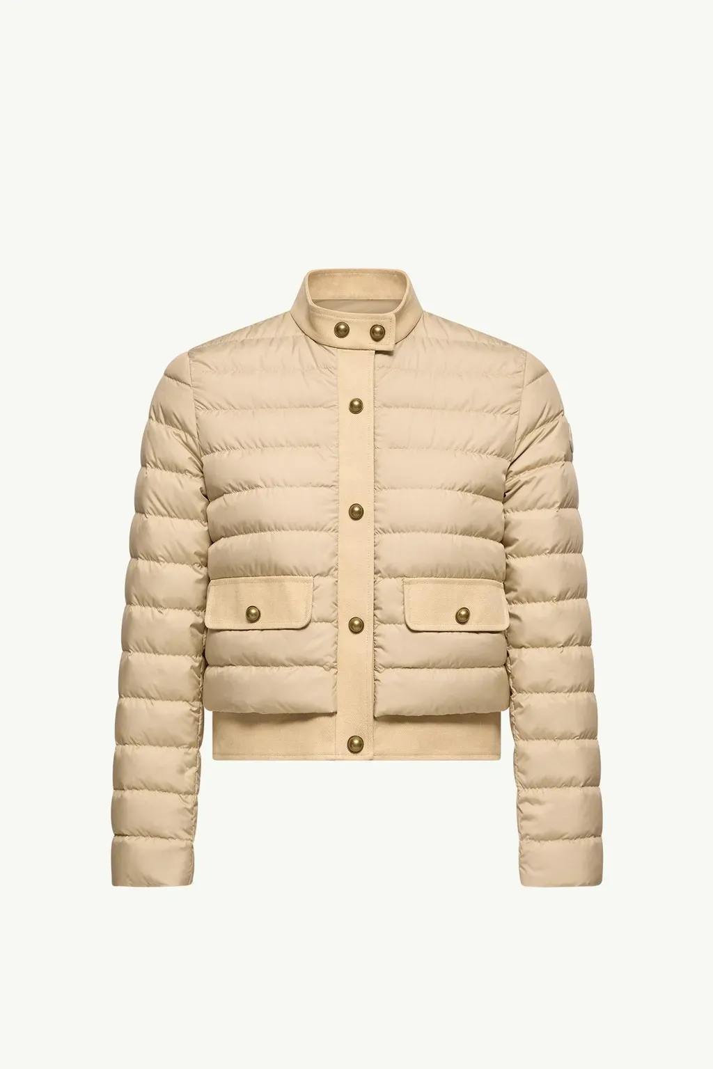 Juju Cotton & Linen-Trimmed Short Down Jacket