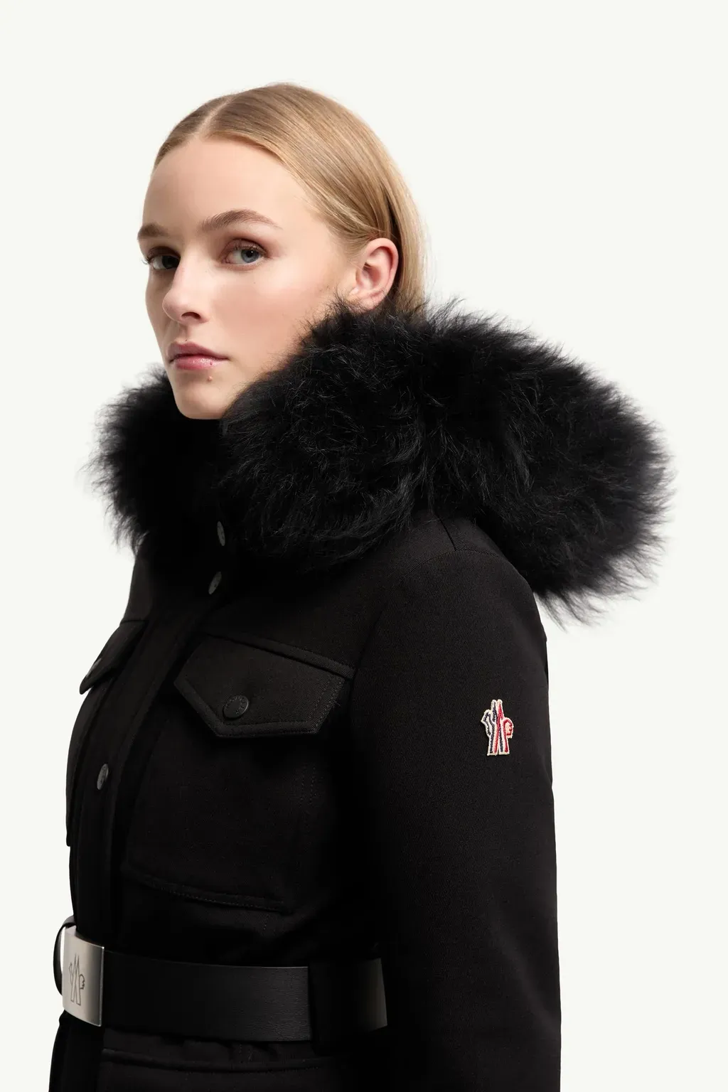 Linotte Shearling-Trimmed Insulated Ski Jacket