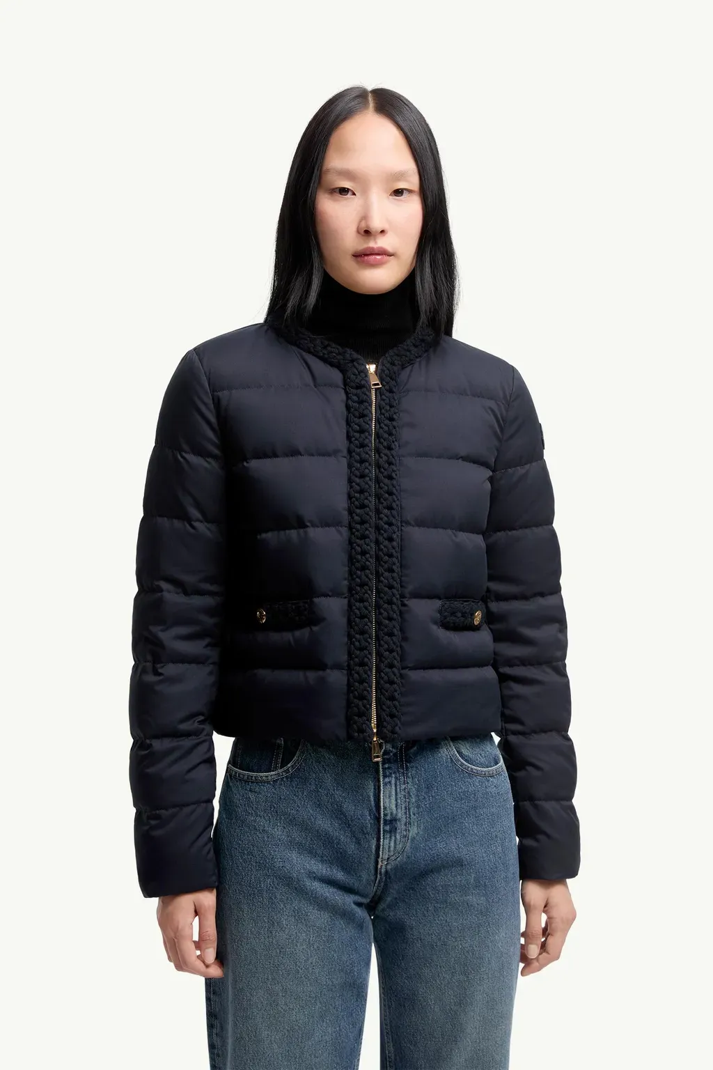 Maur Wool-Trimmed Short Down Jacket