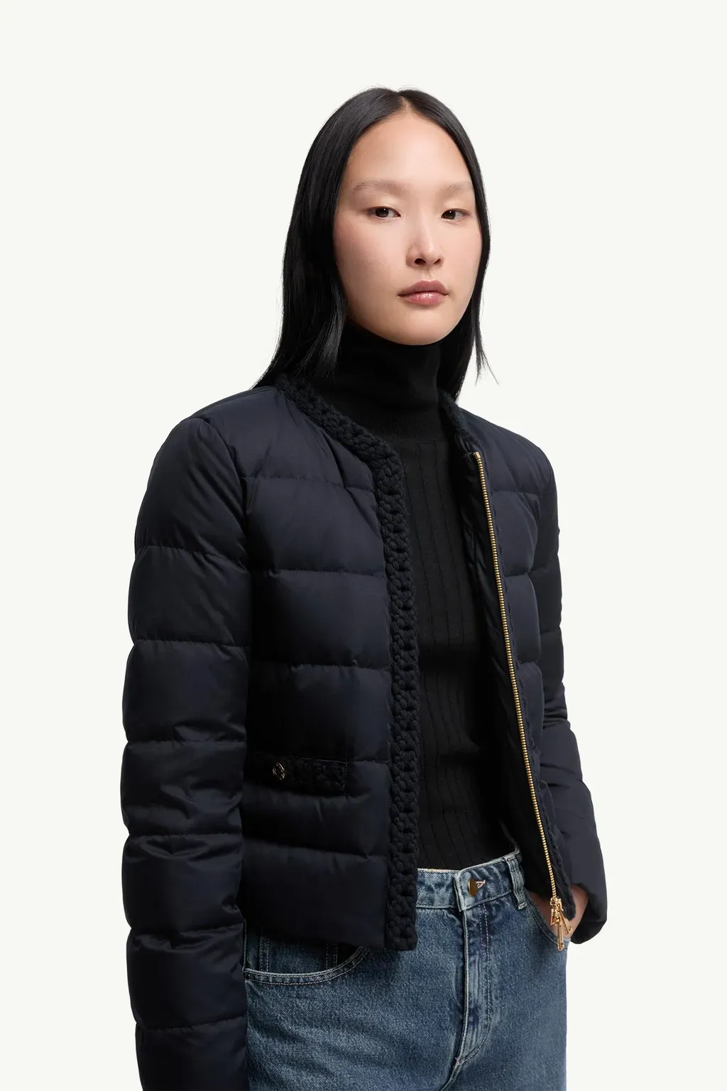 Maur Wool-Trimmed Short Down Jacket