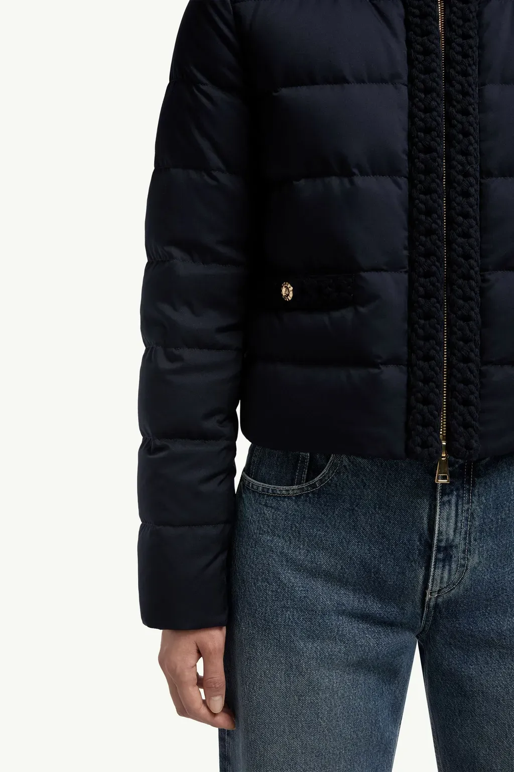 Maur Wool-Trimmed Short Down Jacket