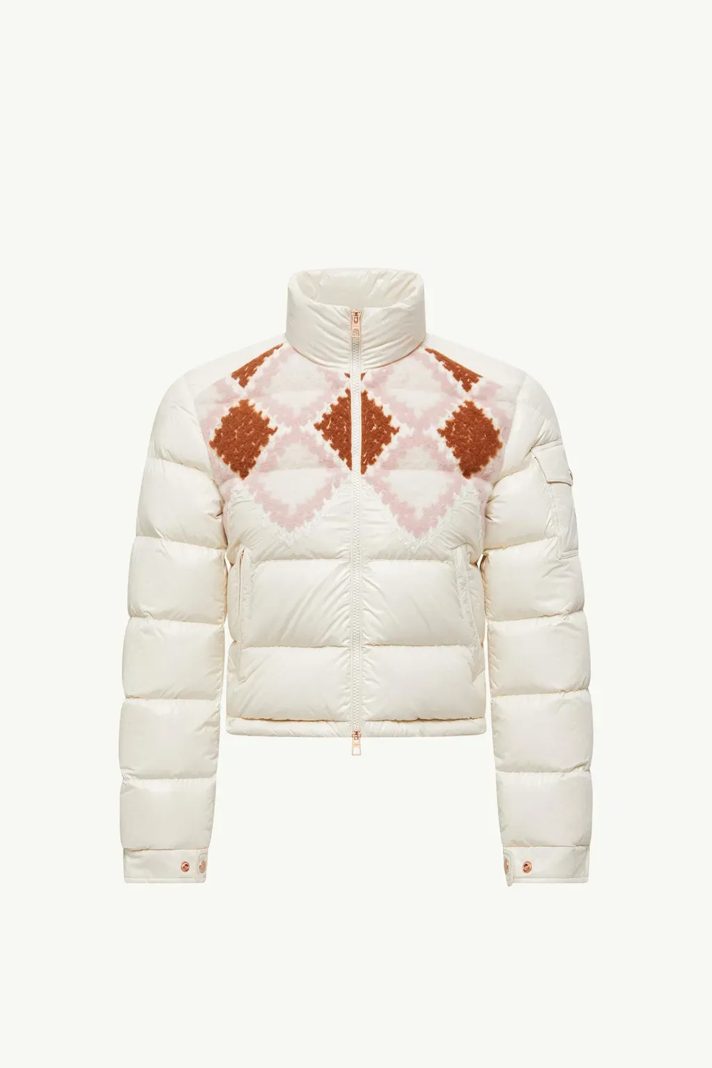 Megara Wool-Trimmed Short Down Jacket