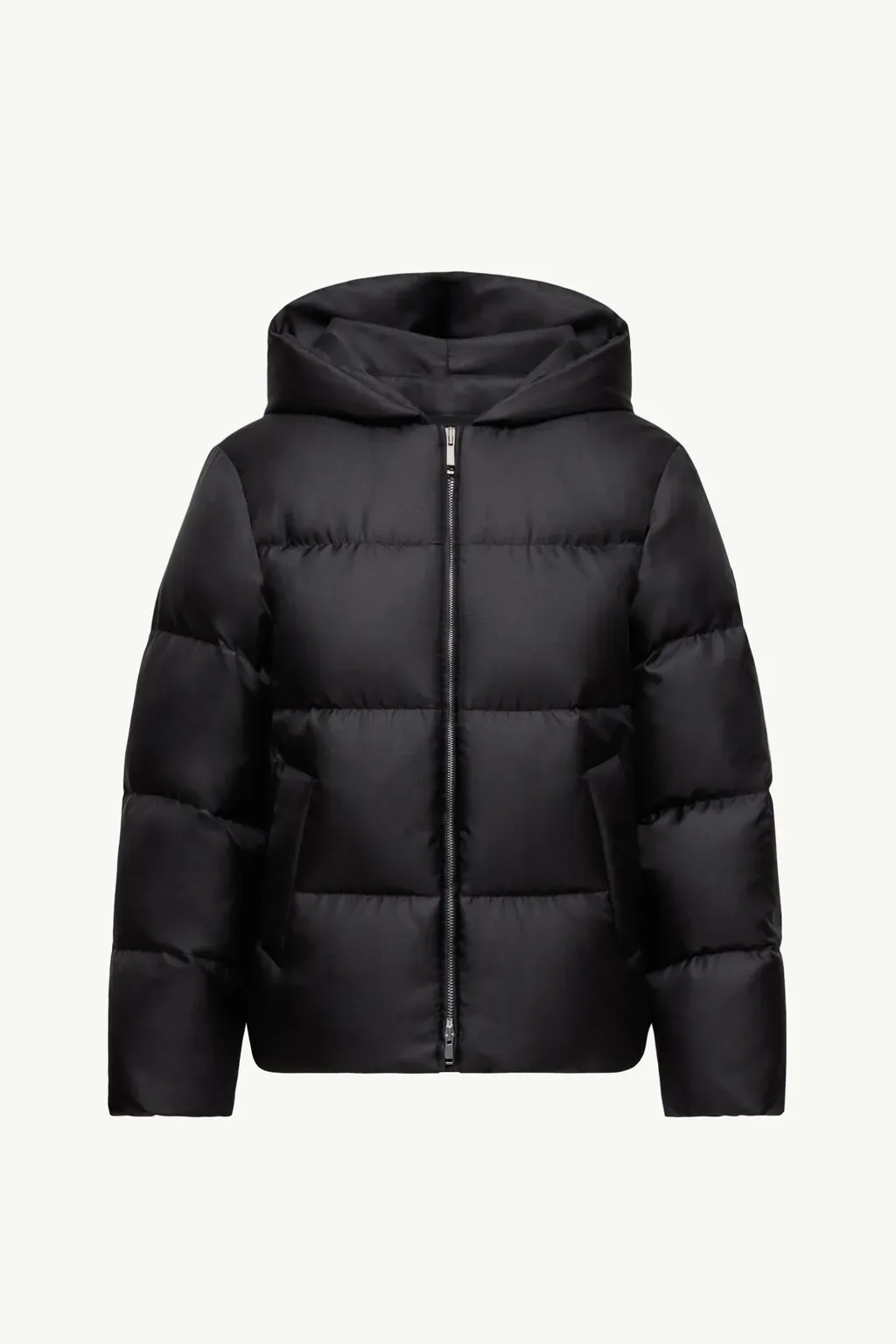 Moncler + Qiu Hao Duan Hooded Short Down Jacket