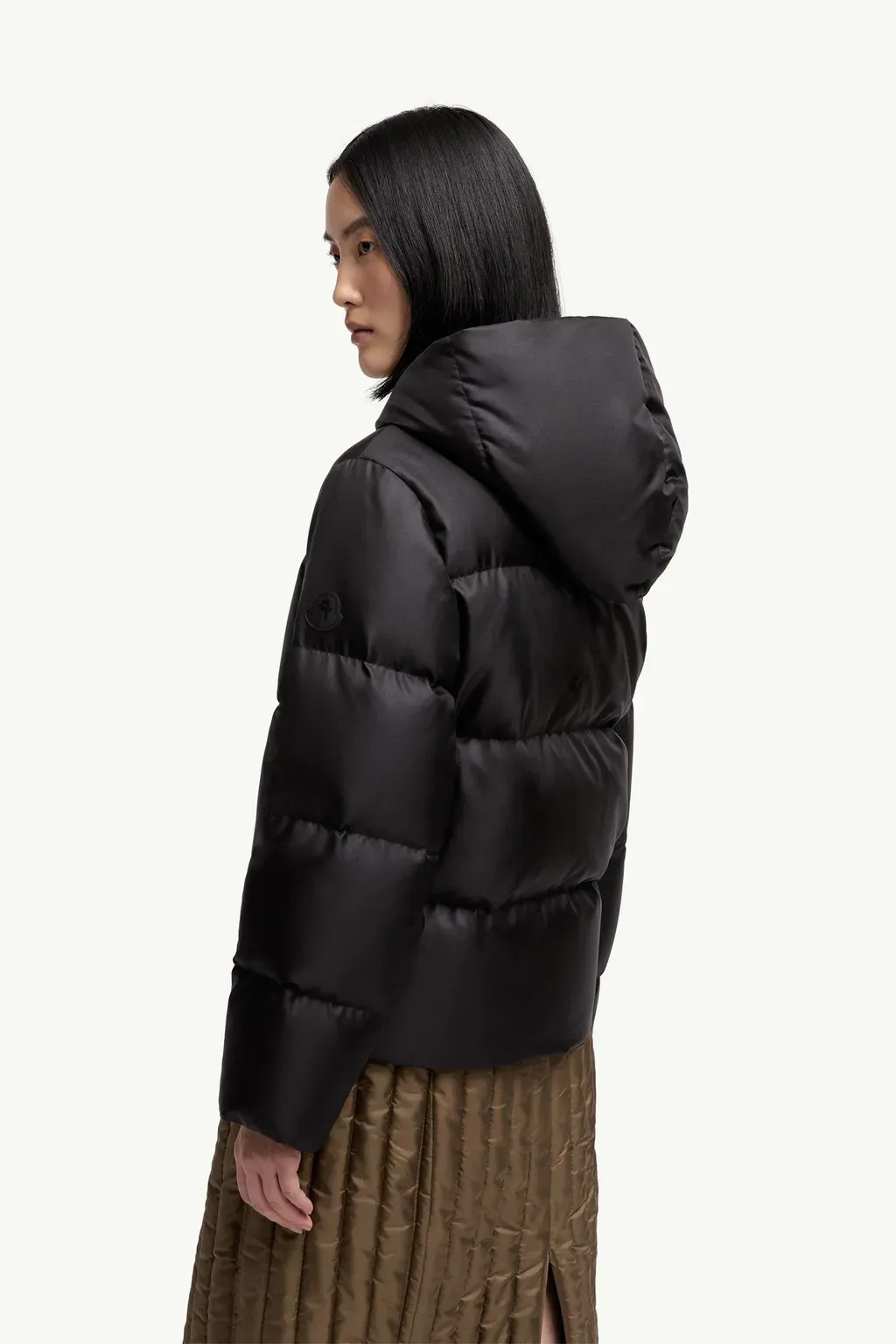 Moncler + Qiu Hao Duan Hooded Short Down Jacket