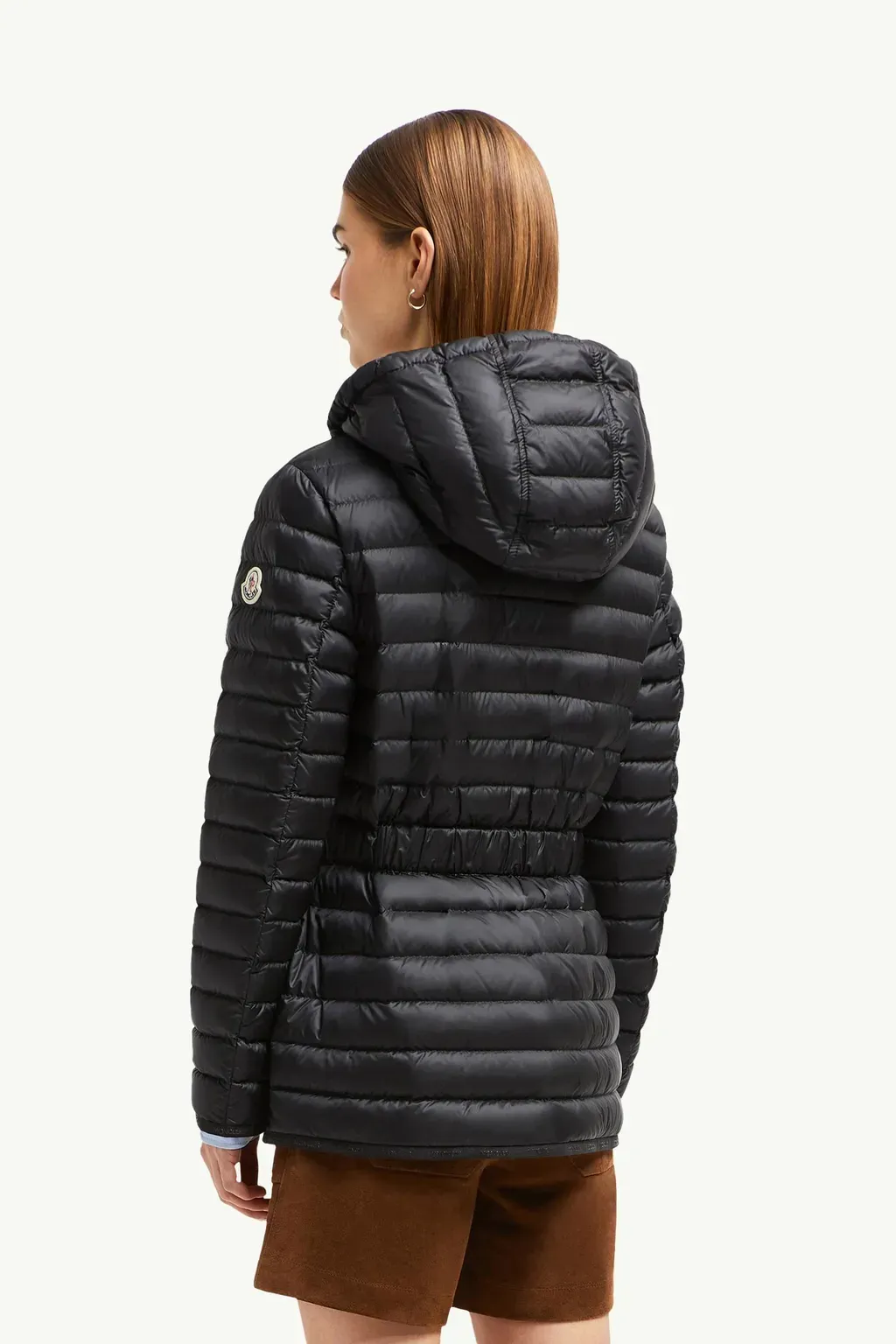 Oredon Hooded Mid-Length Down Jacket