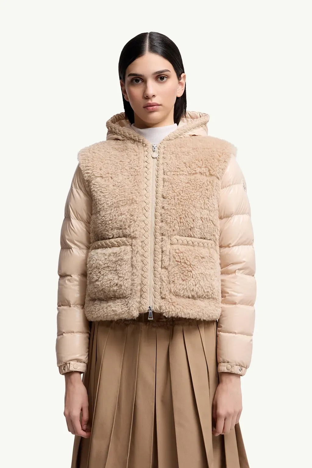 Plantay Hooded Teddy Short Down Jacket