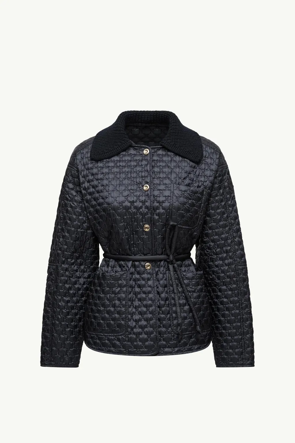 Raray Belted Short Down Jacket