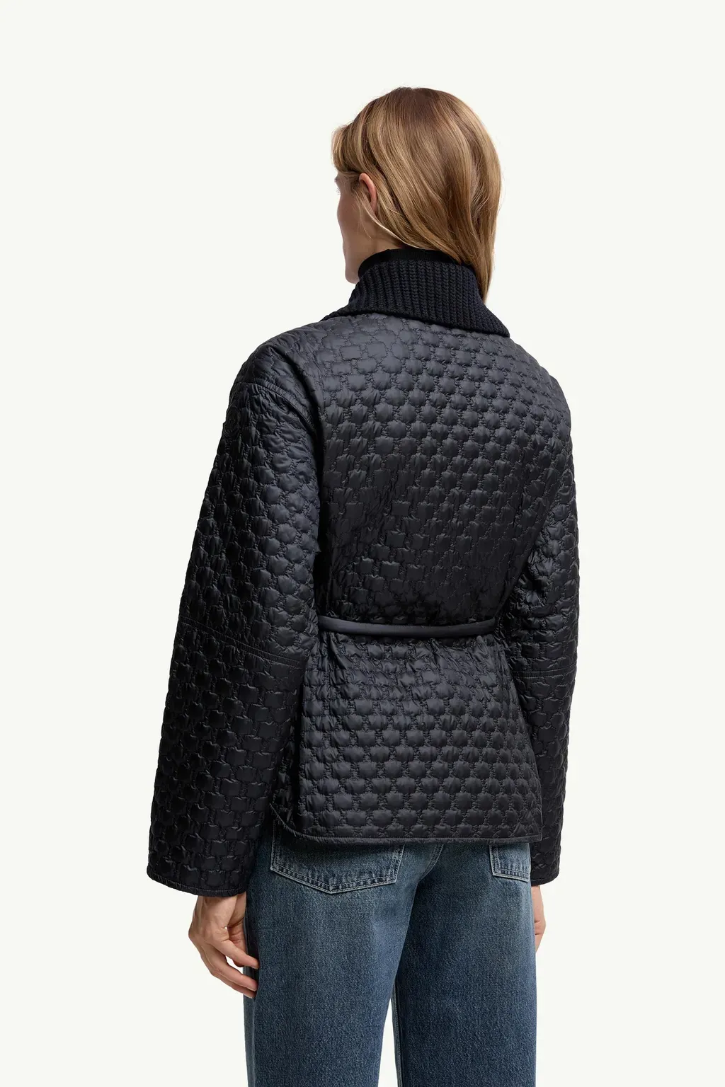 Raray Belted Short Down Jacket