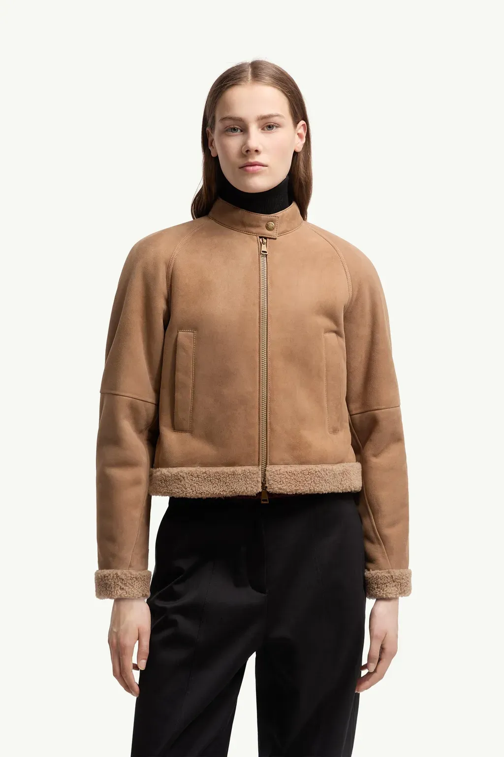 Vougeot Suede Short Down Jacket