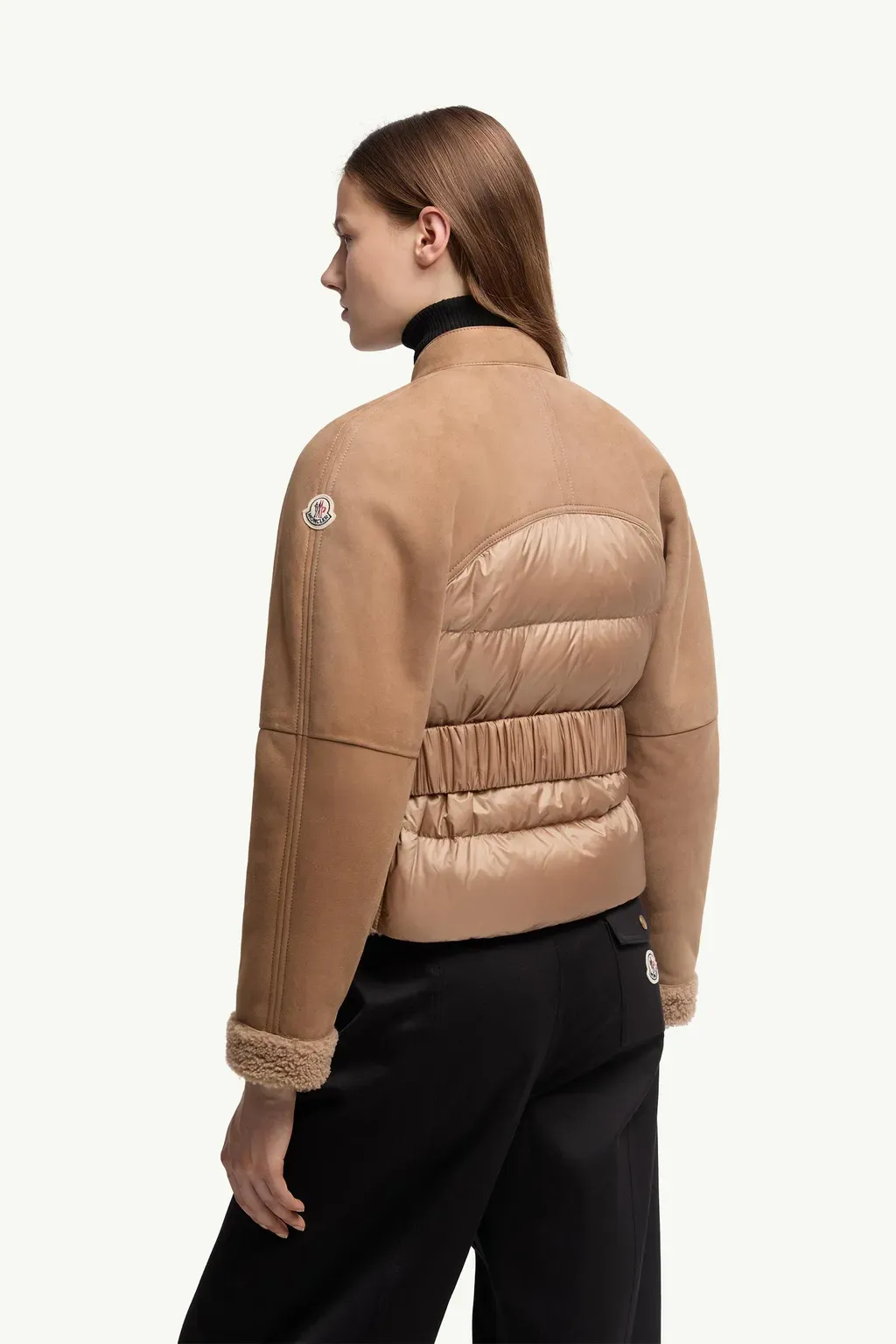 Vougeot Suede Short Down Jacket