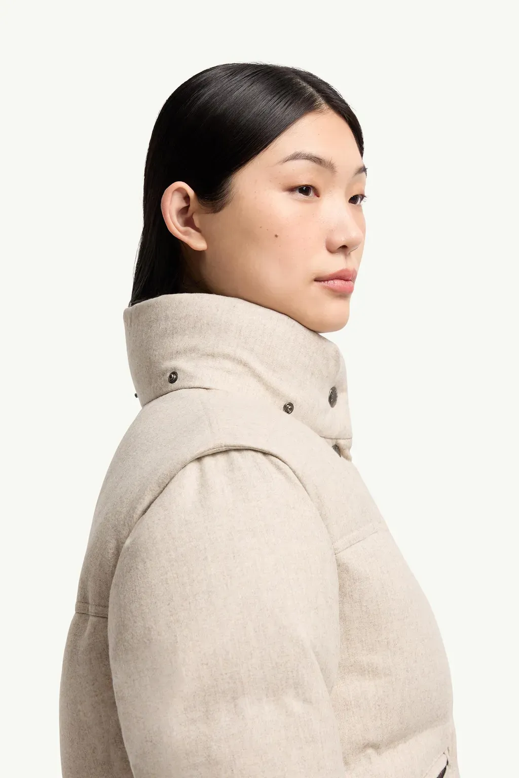 Yintab Hooded Wool Insulated Ski Jacket
